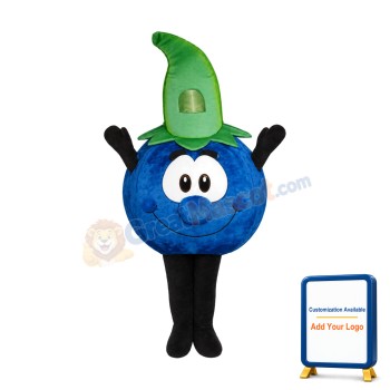 Cute Blueberry Mascot Costume