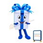 White Gift Mascot Costume