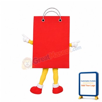 Paper Bag Mascot Costume