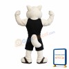Sport White Squirrel Mascot Costume