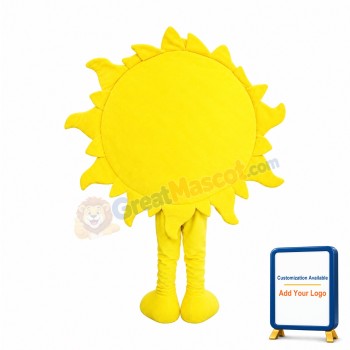 Friendly Sun Mascot Costume