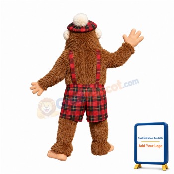 Happy Gorilla Mascot Costume