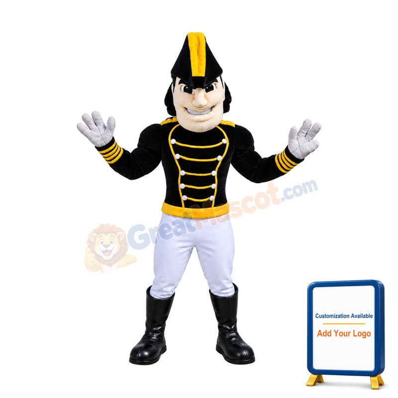 Handsome Commodore Mascot Costume