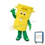 Yellow Bin Mascot Costume