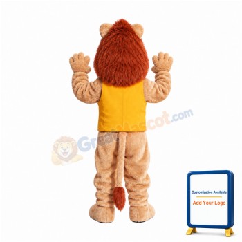Happy Animal Lion Mascot Costume