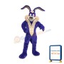 Purple Easter Bunny Mascot Costume