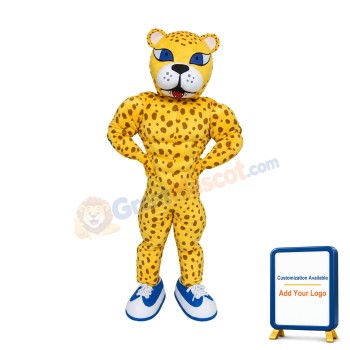 Power Cheetah Mascot Costume
