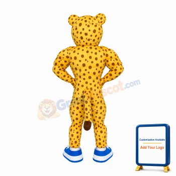 Power Cheetah Mascot Costume