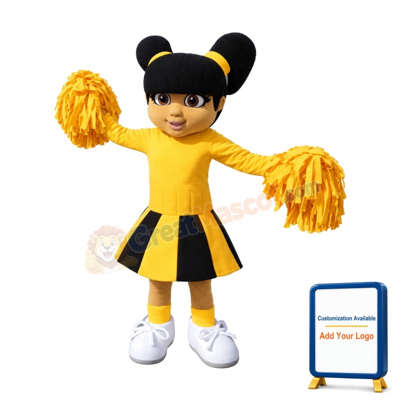School Cheerleader Mascot Costume