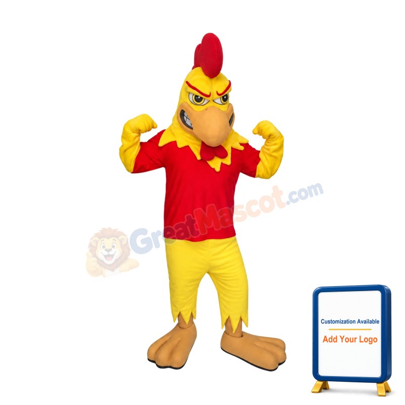 Fierce Chicken Mascot Costume