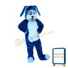 Super Cute Blue Dog Mascot Costume