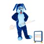 Super Cute Blue Dog Mascot Costume
