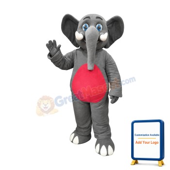 Friendly Elephant Mascot Costume
