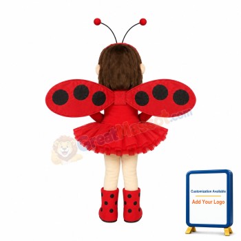 Butterfly Girl Mascot Costume