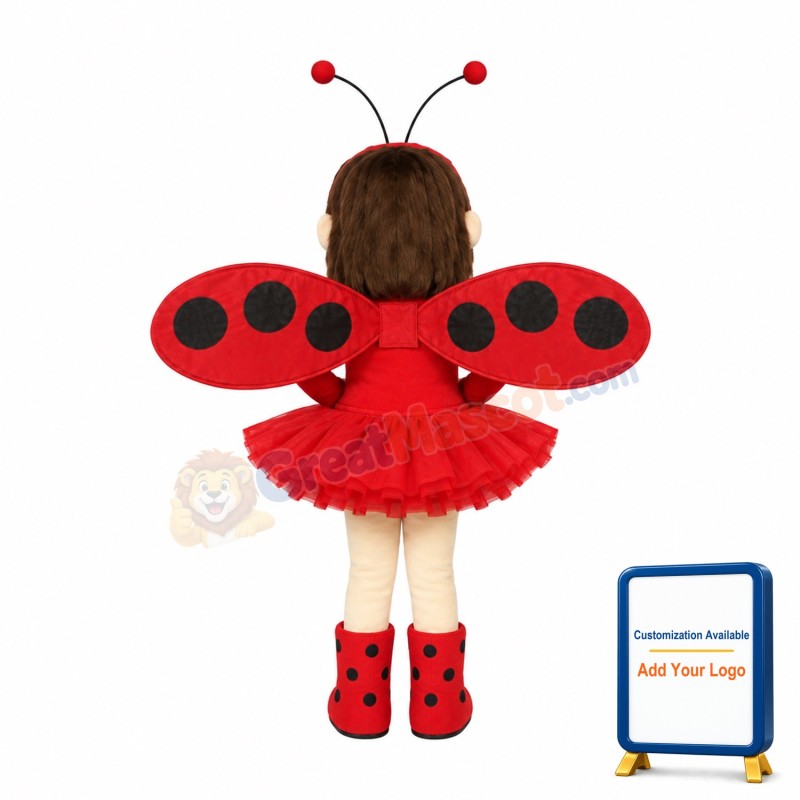 Butterfly Girl Mascot Costume