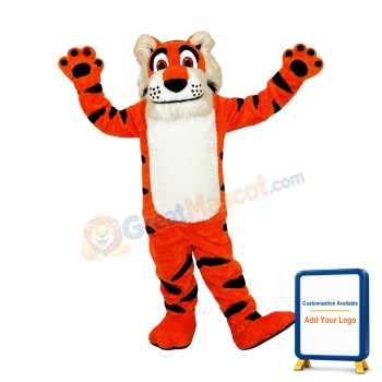 Super Lovable Tiger Mascot Costume