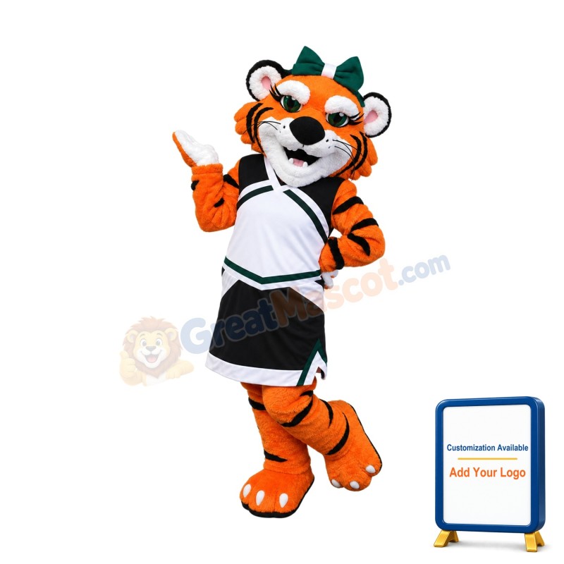 Sport Female Tiger Mascot Costume