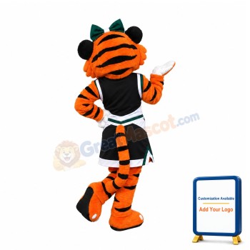 Sport Female Tiger Mascot Costume