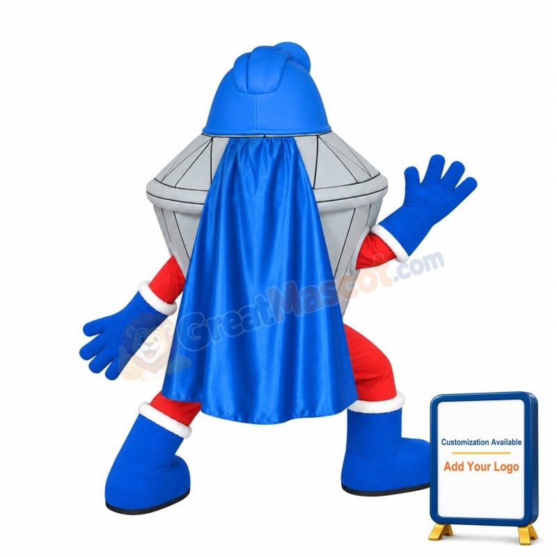 Diamond Man Mascot Costume