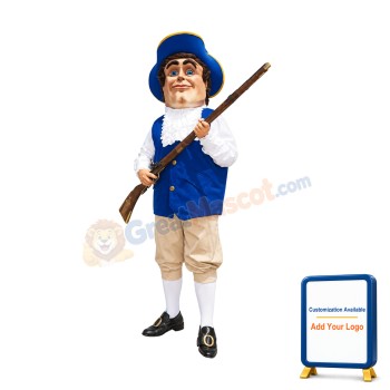 Brave Patriot Mascot Costume