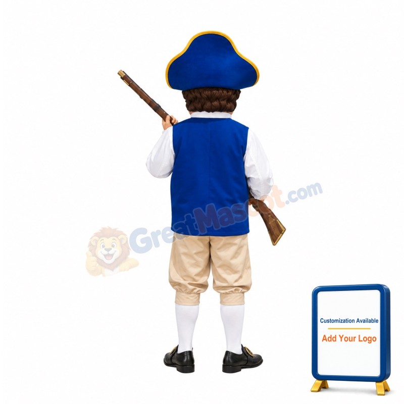 Brave Patriot Mascot Costume