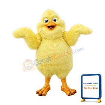 Super Cute Yellow Chicken Baby Mascot Costume