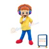 Music Boy Mascot Costume