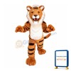 Striped Tiger Mascot Costume