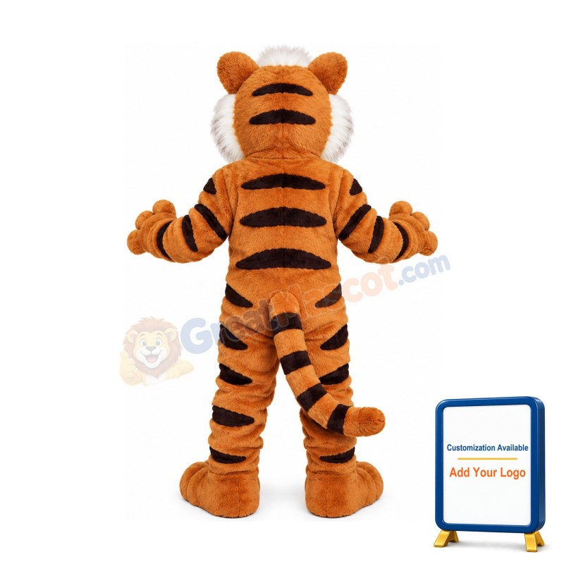 Striped Tiger Mascot Costume