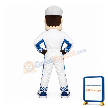 Racing Driver Mascot Costume