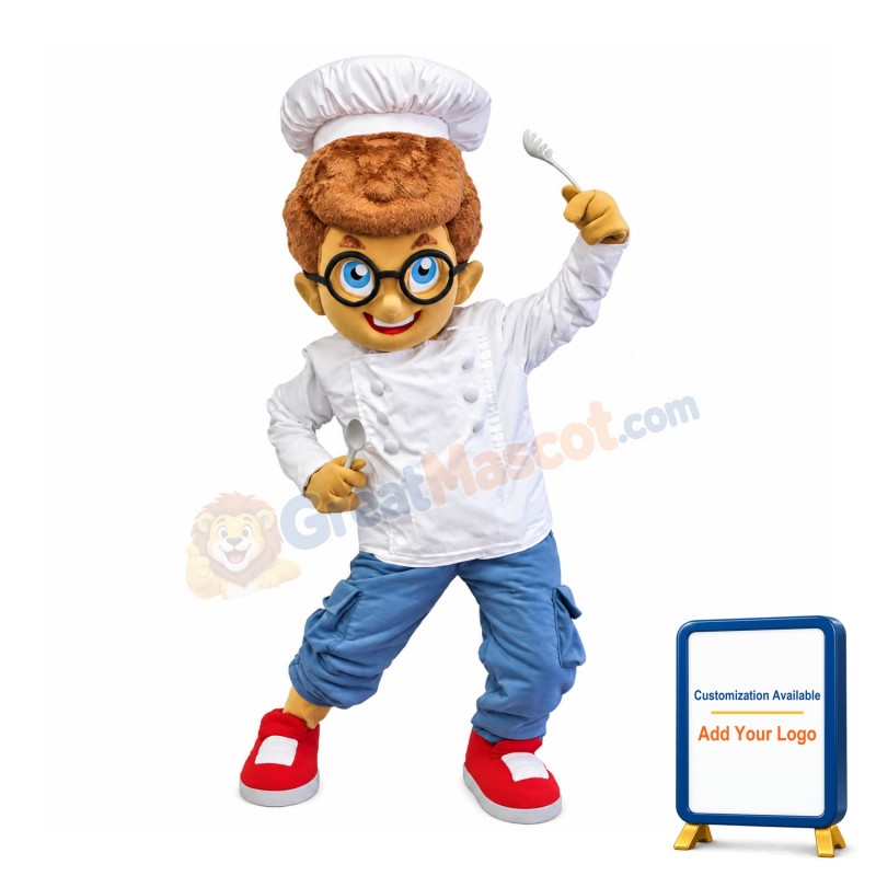 Chef Boy Mascot Costume