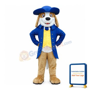 Handsome Beagle Dog Mascot Costume
