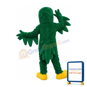 Green Falcon Mascot Costume