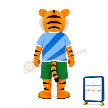 Happy School Tiger Mascot Costume