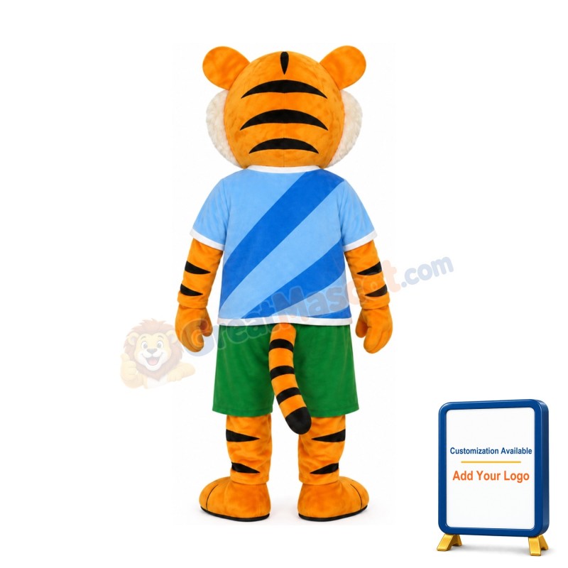 Happy School Tiger Mascot Costume