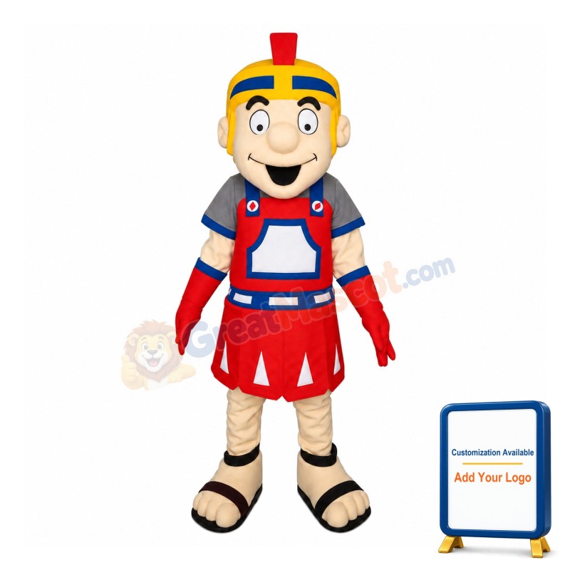 Friendly Trojan Mascot Costume