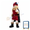 Red Viking Mascot Costume