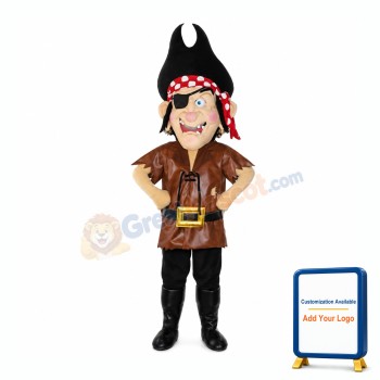 Funny Pirate Mascot Costume