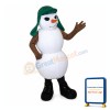 Friendly Snowman Mascot Costume
