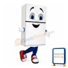 White Fridge Mascot Costume