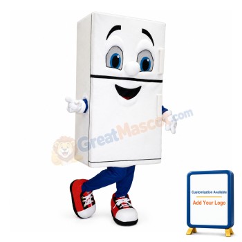 White Fridge Mascot Costume