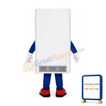 White Fridge Mascot Costume