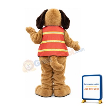 Fred Cross Dog Mascot Costume