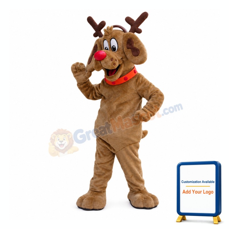 Friendly Deer Mascot Costume