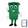 Green Bin Mascot Costume