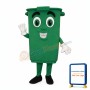 Green Bin Mascot Costume Free Shipping