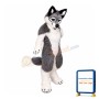 Super Friendly Wolf Mascot Costume