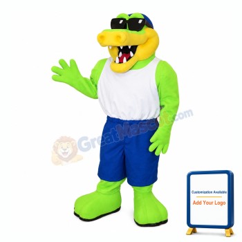 Cool Gator Mascot Costume
