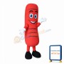 Happy Hot Dog Mascot Costume