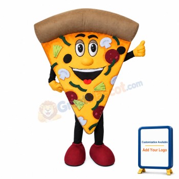 Happy Pizza Mascot Costume